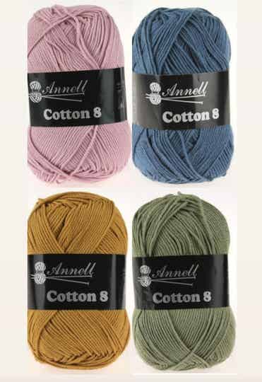 Annell Coton 8 100% katoen  nld 2.5-3.0 mm