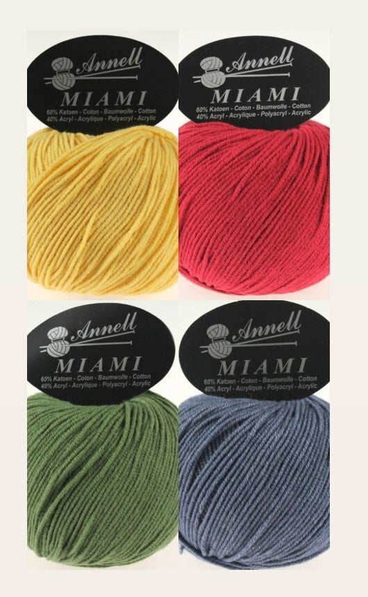 Annell Miami halfkatoen voor naalden 3.0-3.5 mm