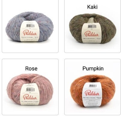 Phildar Tweed Mohair - Luchtig garen met alpaca katoen en mohair nld 4.5