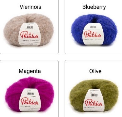 Phildar Love Wool - luchtig pluizig garen van merino wol nld 7