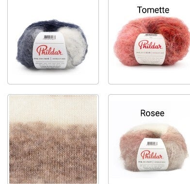 Phildar Chic Raye - verloopgaren mohair en wol nld 6