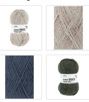 Lang Super Soxx 6-draads tweed