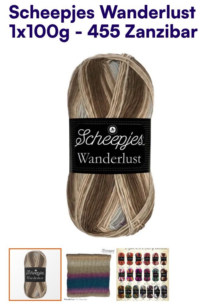 Scheepjes Wanderlust acryl garen met glans meerkleurig
