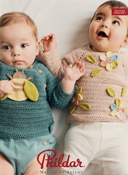 Boek Phildar 274 baby en kinderen haken