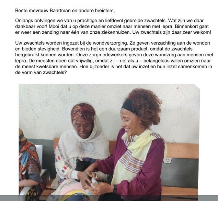 Een bedank voor alle breisters...