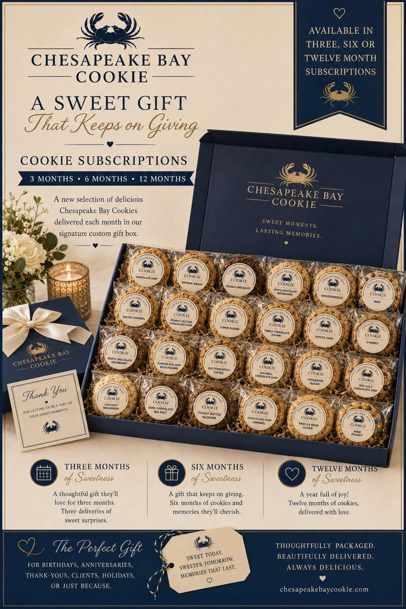 ChefAaron Chesapeake Bay Cookie Collection subscription gift box
