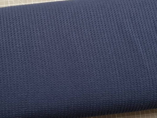Waffeljersey dark blue