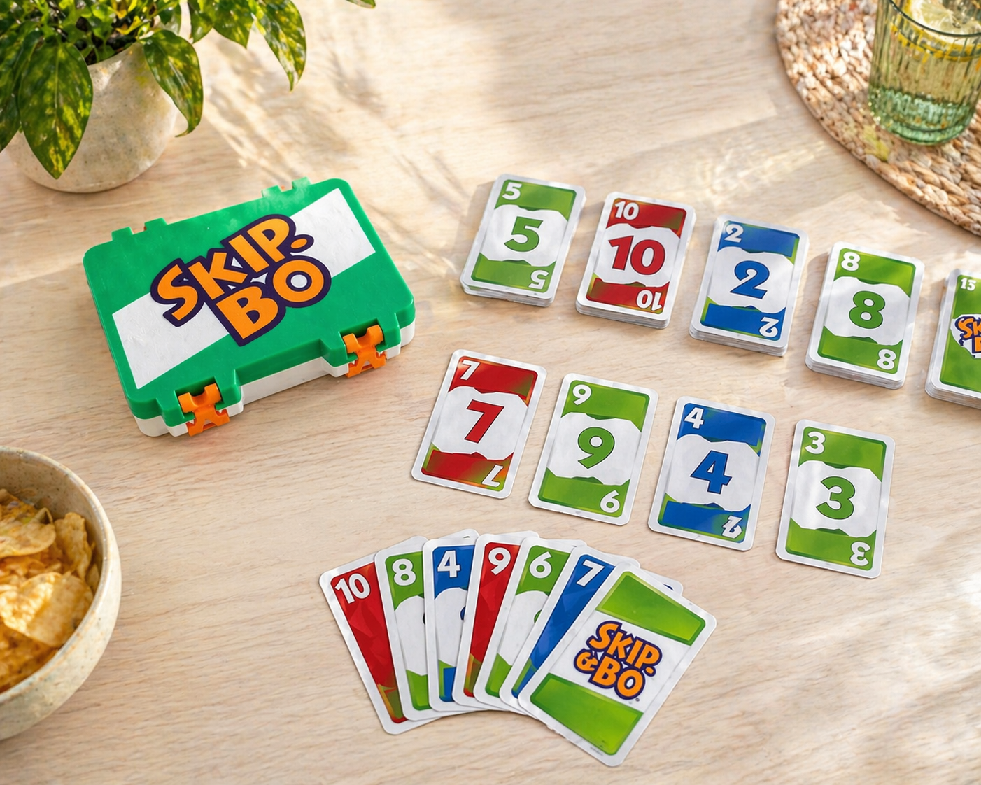 3D-geprinte Skip-Bo opbergdoos