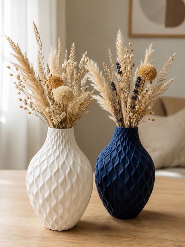 Elegante 3D-geprinte designvaas – 20 cm