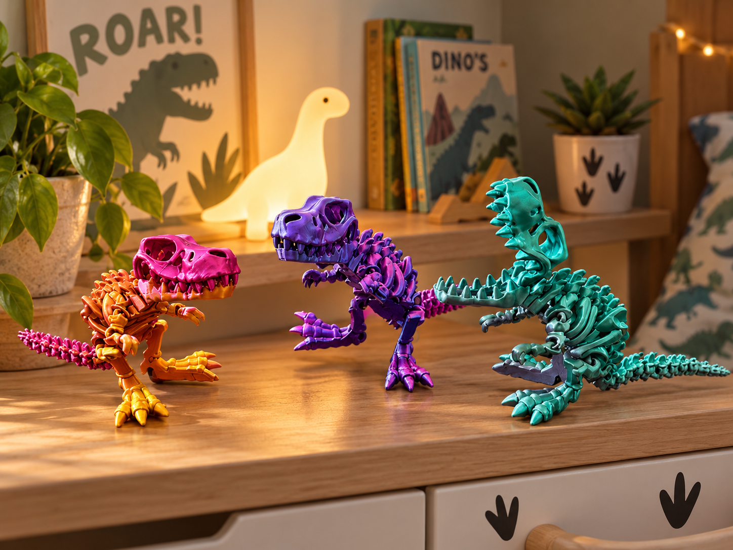 3D T-Rex Skelet