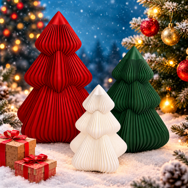 Sfeervolle Kerstbomen met LED-licht