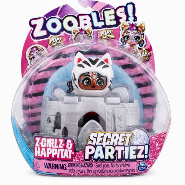 Zoobles! Z-Girlz Happitat Secret Partiez Speelset