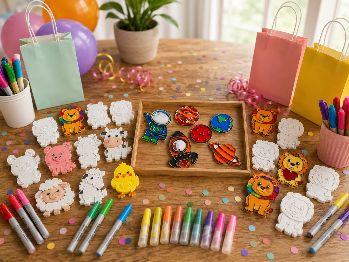 🎨 3D Kleurplaatjes – Perfect voor Kinderfeestjes! 🎉