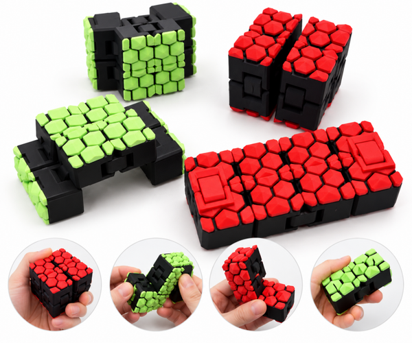 Infinity Blocks – 3D-geprint fidget speelgoed