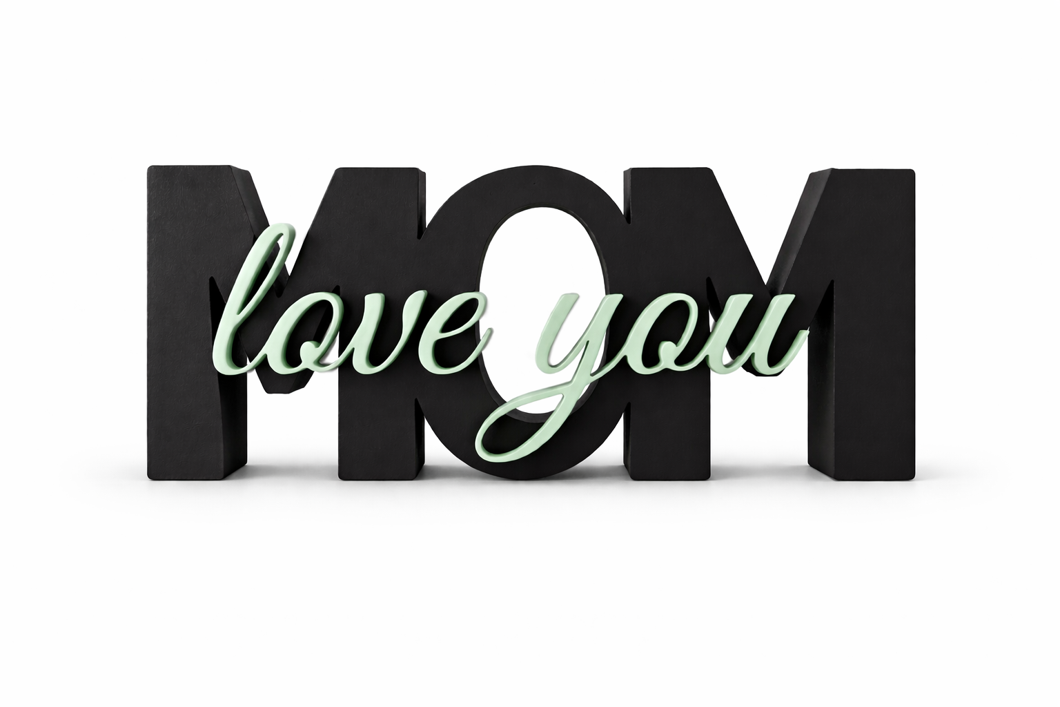 Decoratie “Mom – Love You”