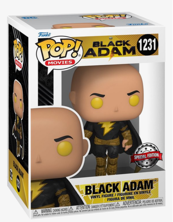 Funko POP! Movies Black Adam #1231 Glow in the Dark Special Edition