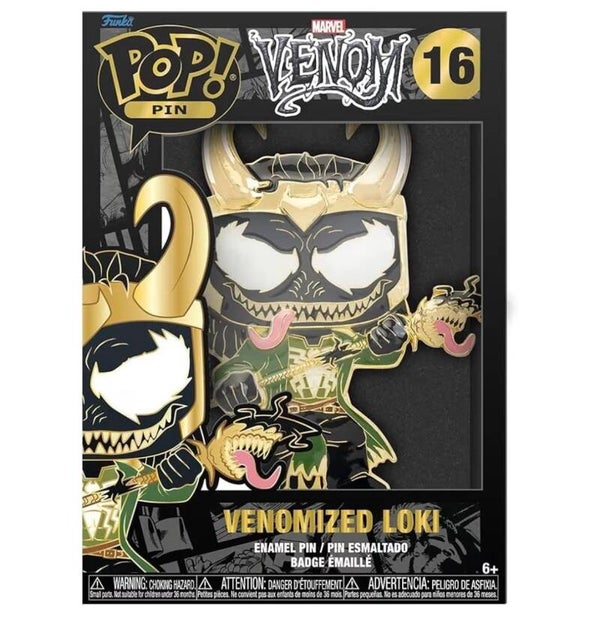 Funko POP! Pin Marvel Venomized Loki #16