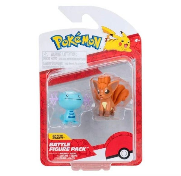 Pokémon Battle Figure Pack – Wooper & Vulpix