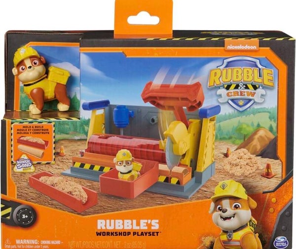 Rubble & Crew – Rubble’s Workshop Playset met Kinetic Sand