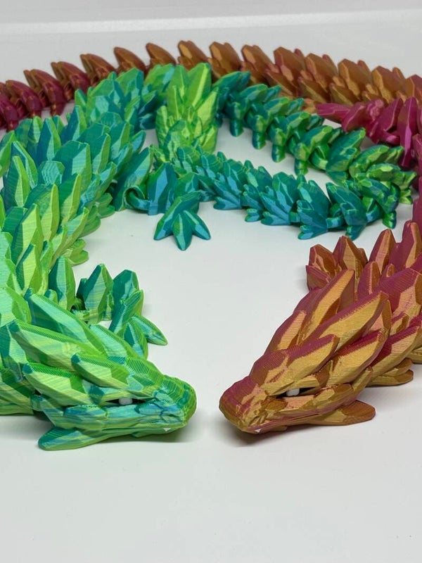 3D-geprinte draak – ca. 65 cm | Verkrijgbaar in diverse kleuren