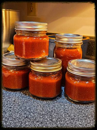 Homemade BBQ sauces