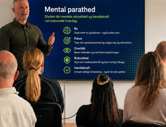 Undervisning i mental og fysisk parathed for fagpersoner