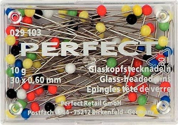 Perfect glasknopspelden, dikte 0.6, 30 stuks