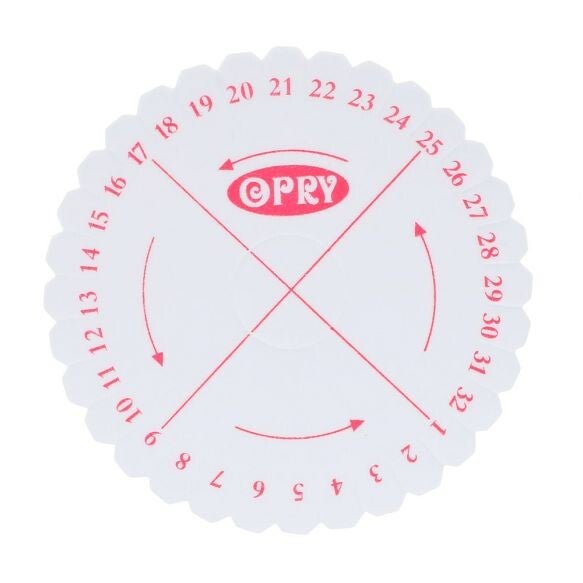 Opry, kumihimo schijf, 15 cm