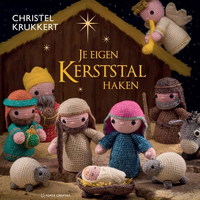 Haak je eigen kerststal, nieuwste editie van Christel Krukkert