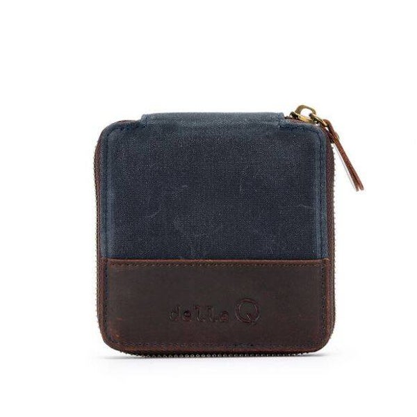 Della Q mini zip, vierkant