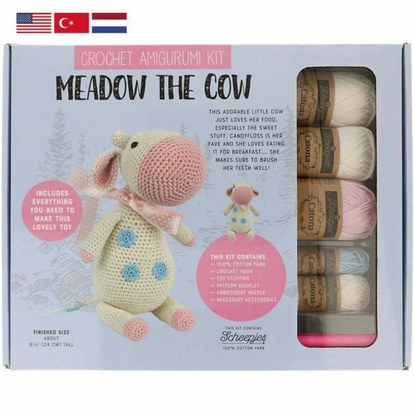 Haakpakket amigurumi, Meadow the Cow, Tuva