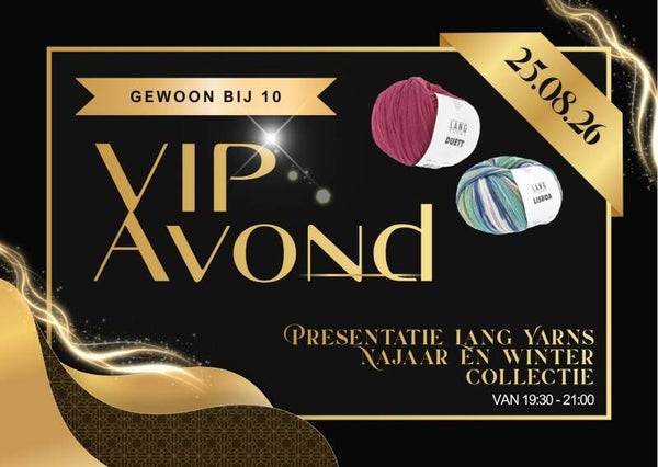 VIP avond en presentatie van de najaarscollectie!