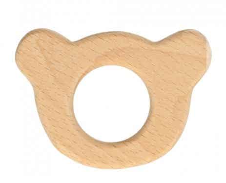 Houten berenhoofd van Opry