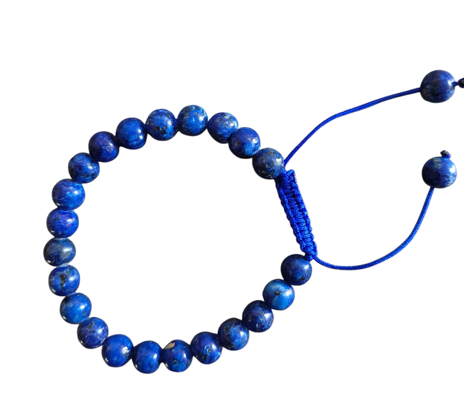 Bracelet Lithothérapie Népalais Lapis Lazuli Confiance Communication Paix Intérieur Pierres Naturelles