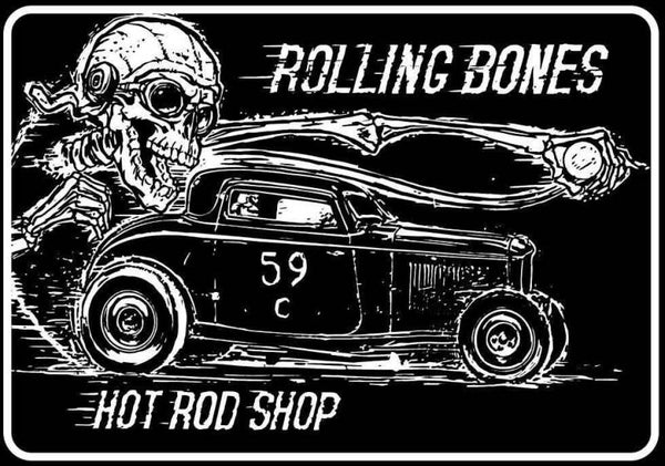 Rolling Bones Plaque