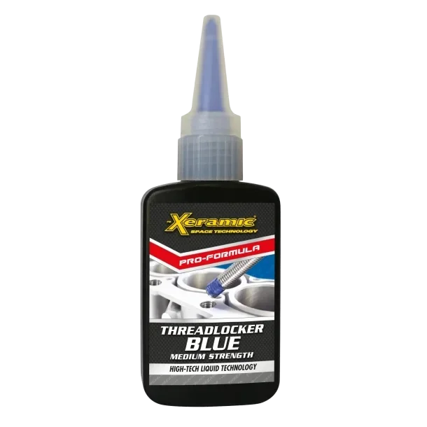 Xeramic gjengelåsning, blå fluo med mediumholdfasthet 50ml (UV)