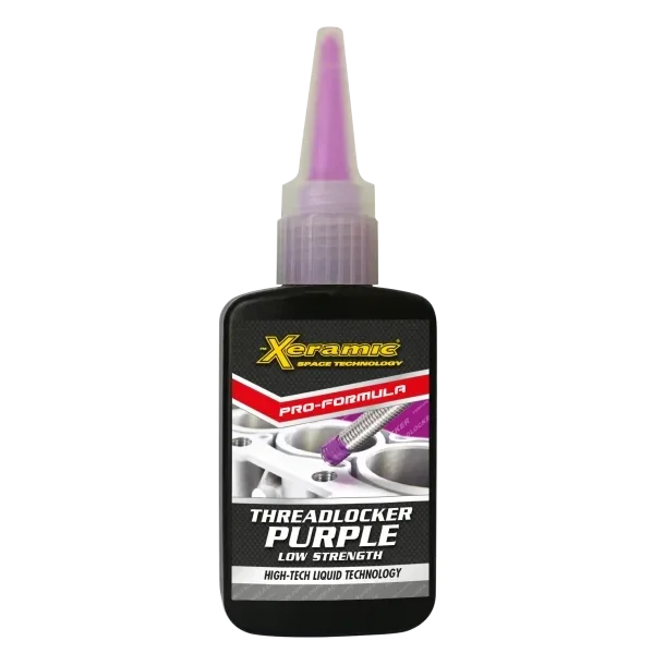 Xeramic gjengelåsning, lilla fluo med lav fasthet 50ml (UV)