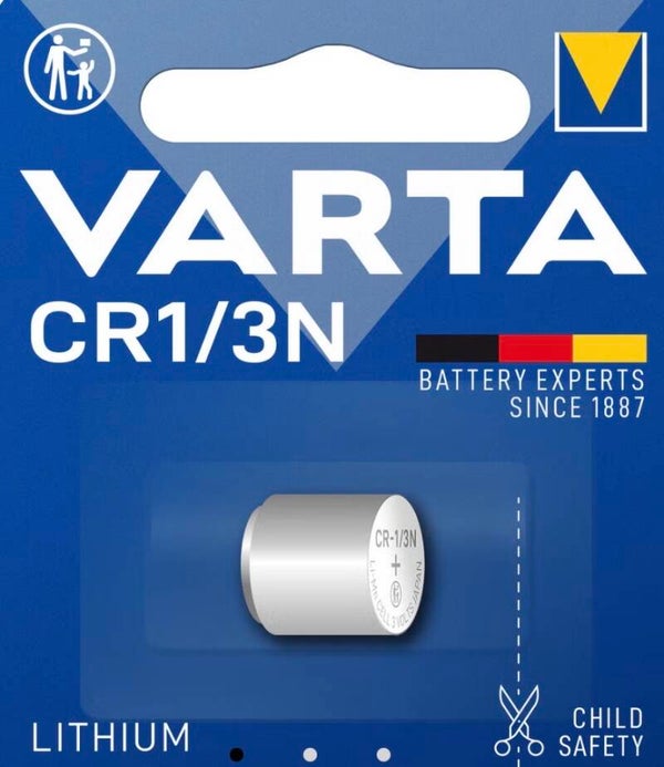 CR1/3N 3V batteri til bl.a. Sniper forstillingslaser