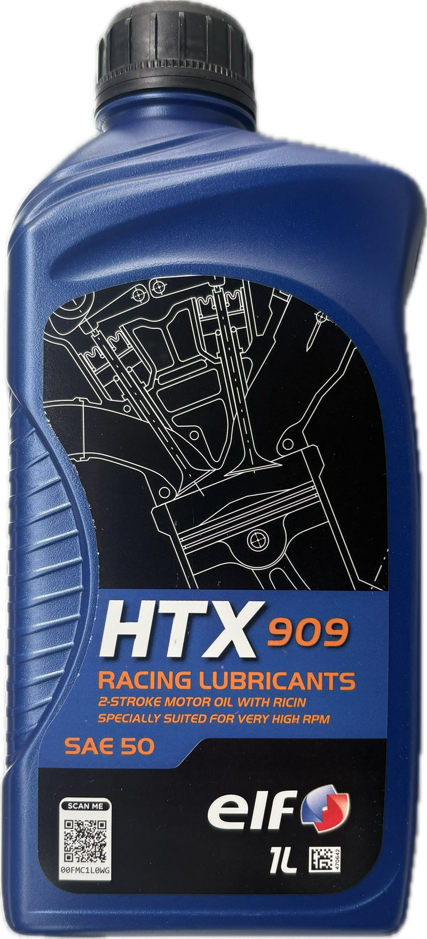 ELF HTX-909 2-takts olje 1 liter