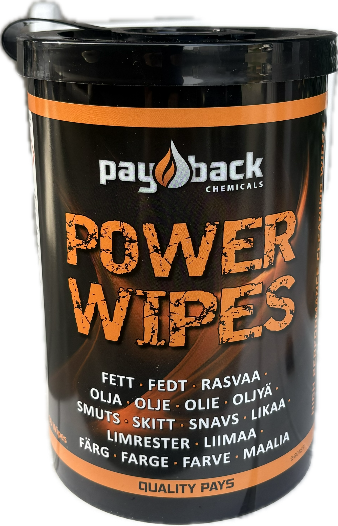 PayBack Power Wipes, Multi Clean 90