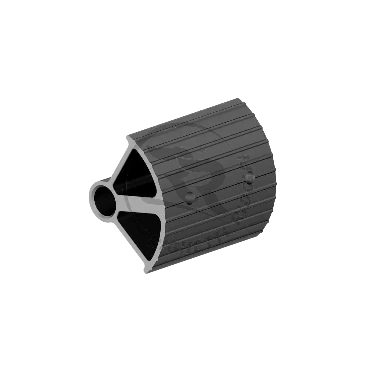 RR universal pedaltønner. Lengde er 74mm, hull til pedal er 14mm, sort