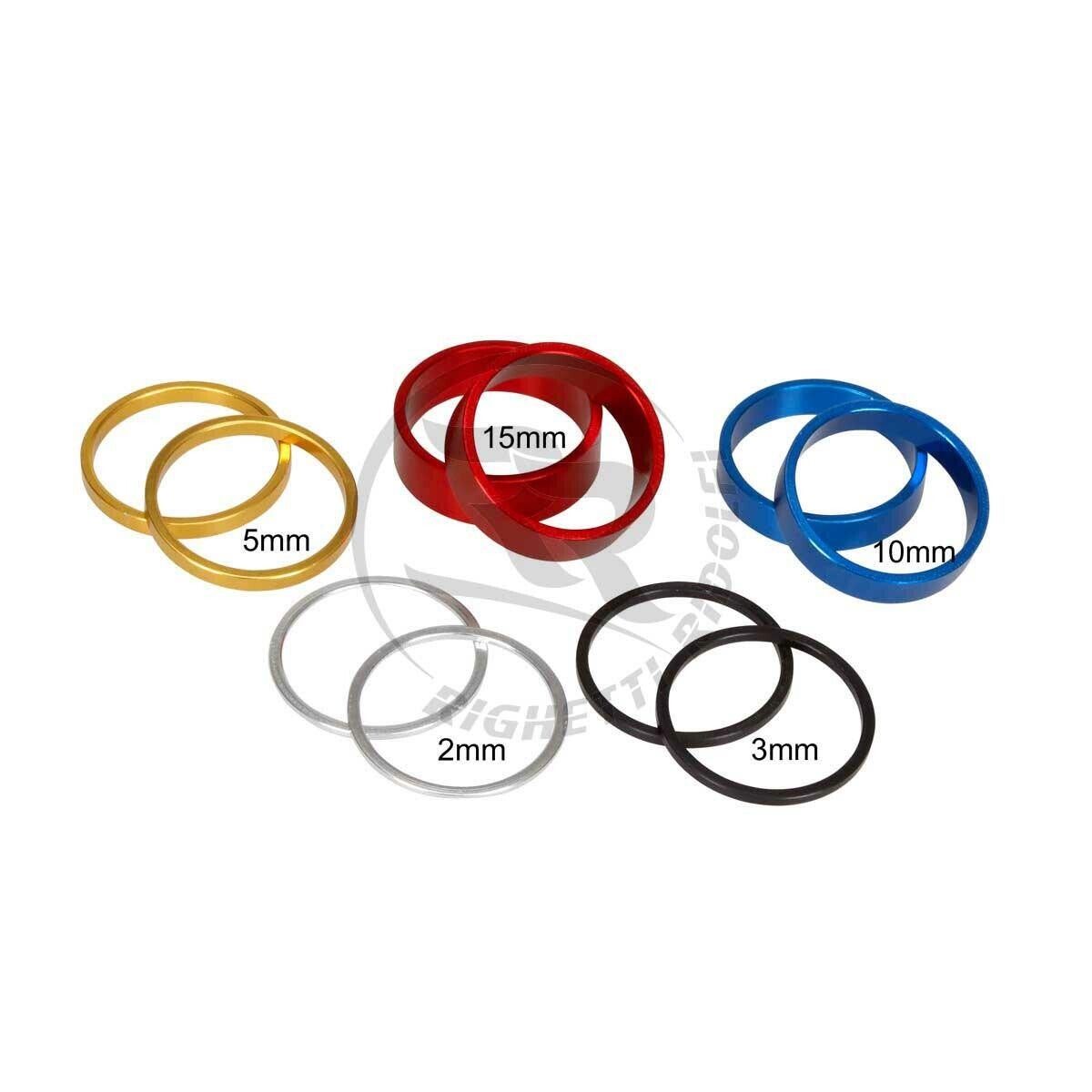 Righetti Ridolfi K719 distanseringer til 50 mm bakaksling, aluminium