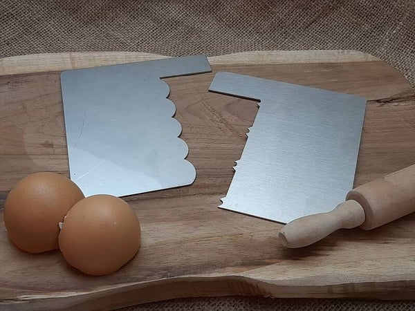 RVS Side scraper set/2