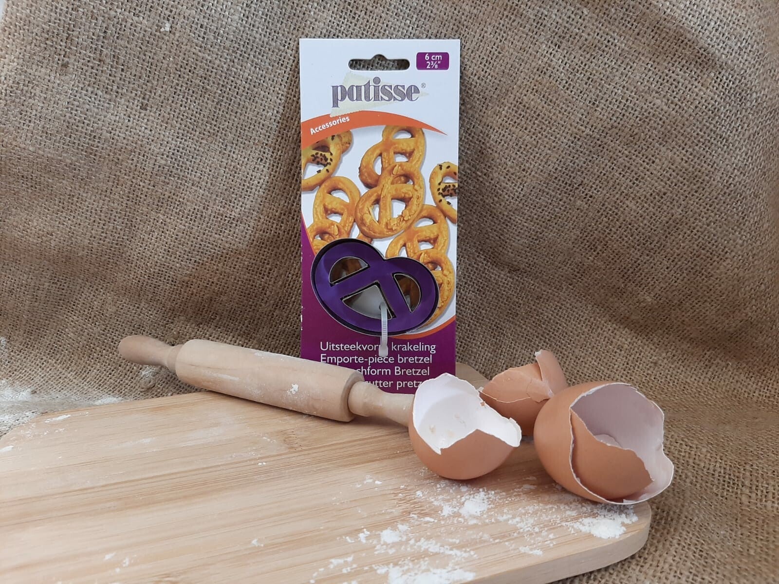 Patisse uitsteker Krakeling met uitdrukker 6cm