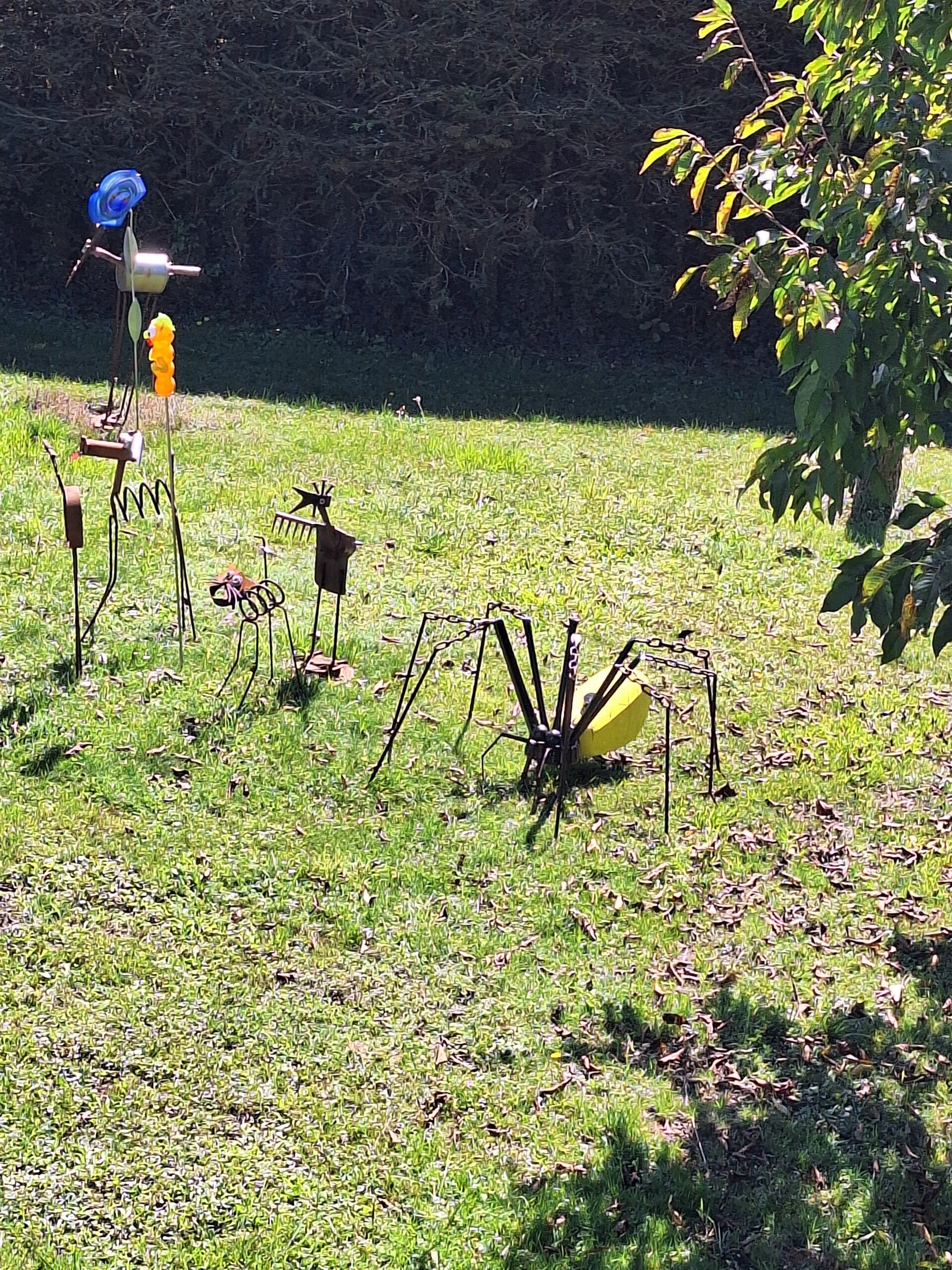 Riesige Gartenspinne aus Motorradtank.jpg