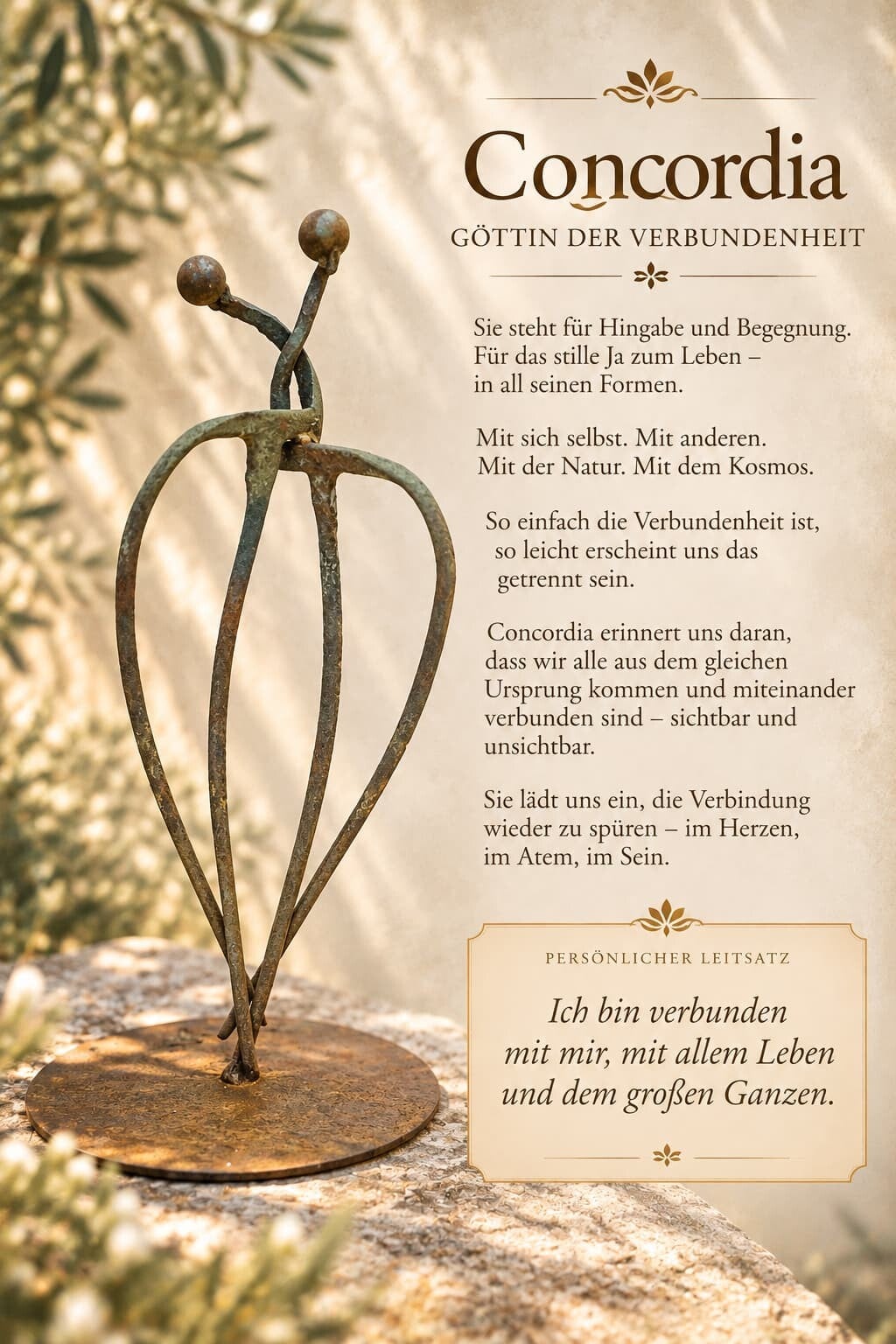 Göttin aus alten Werkzeugen