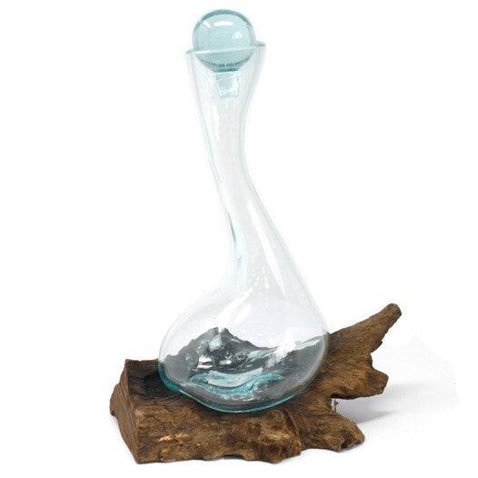 Vase en Verre soufflé sur Racine - Décanteur de Vin