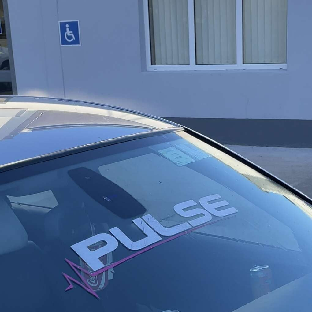 Pulse Window Sticker