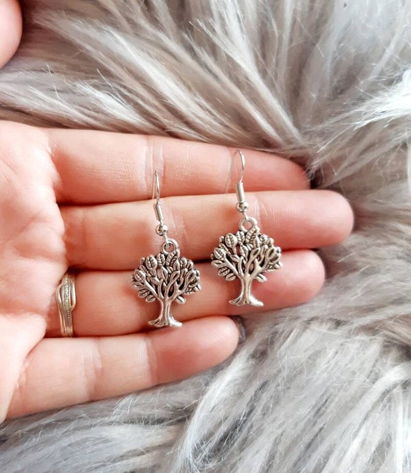 Boucle d'oreille tibétaine 18