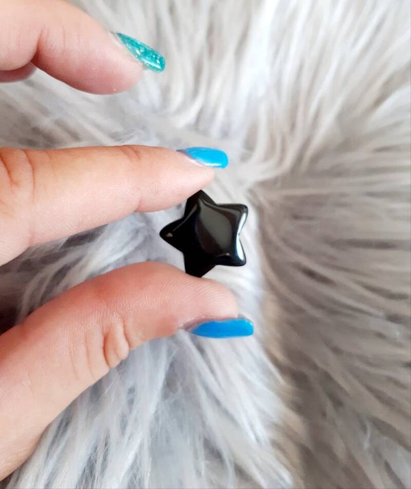 Etoile obsidienne noir